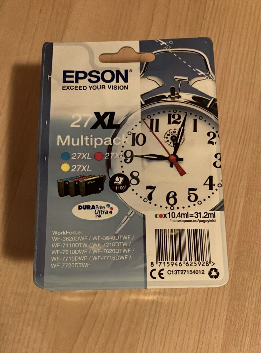 Epson Cartucce per stampanti & toner: Druckerpatronen Epson 27XL Multipack farbig – Nuovo e nell'imballaggio originale da Krauchthal venduto da Sigla