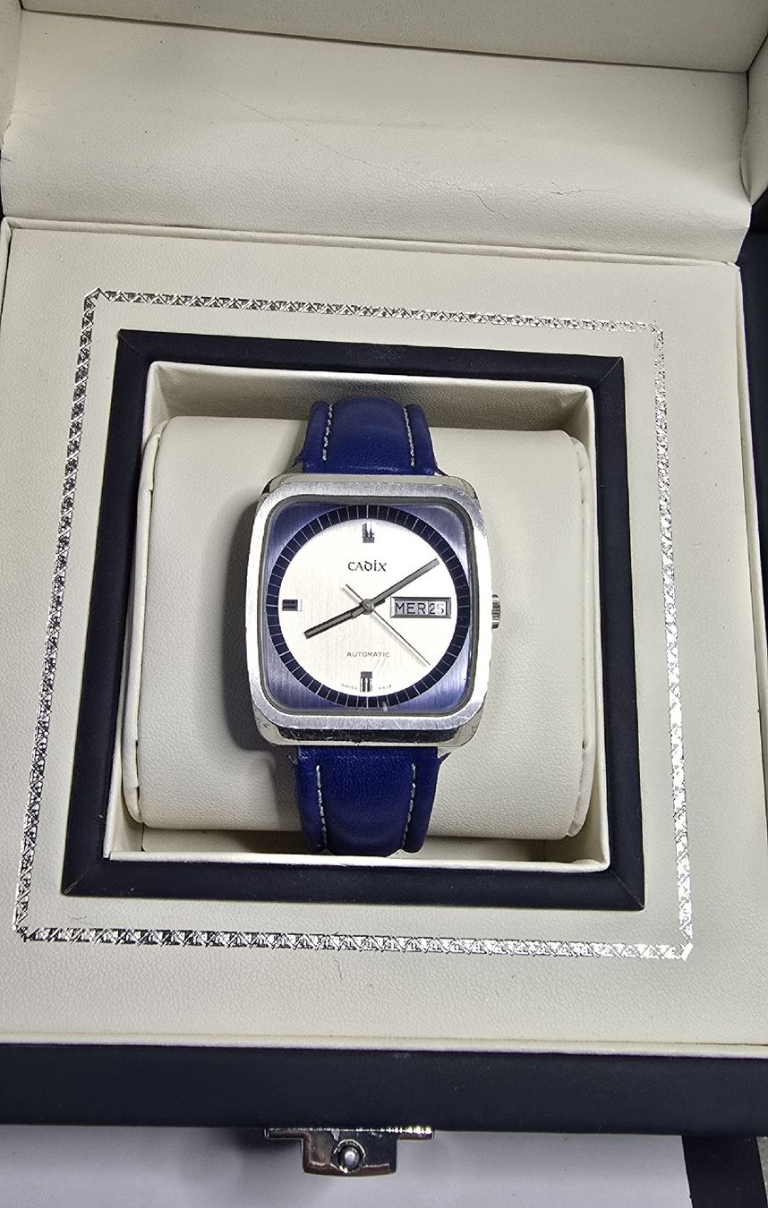 Swiss Orologi: Cadix Automatic vintage swiss Made – Usato da Les Acacias venduto da watinjo
