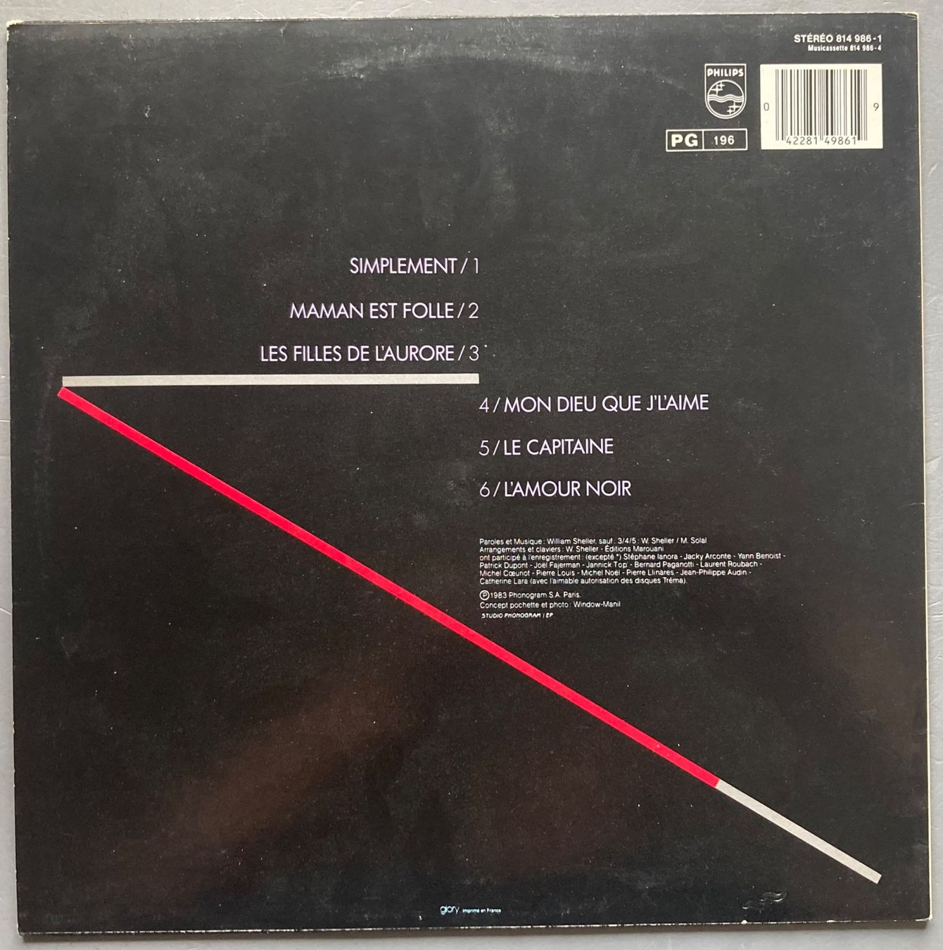 Dischi in vinile: WILLIAM SHELLER - SIMPLEMENT – Usato da Poliez-Pittet venduto da Newtown-Records 1