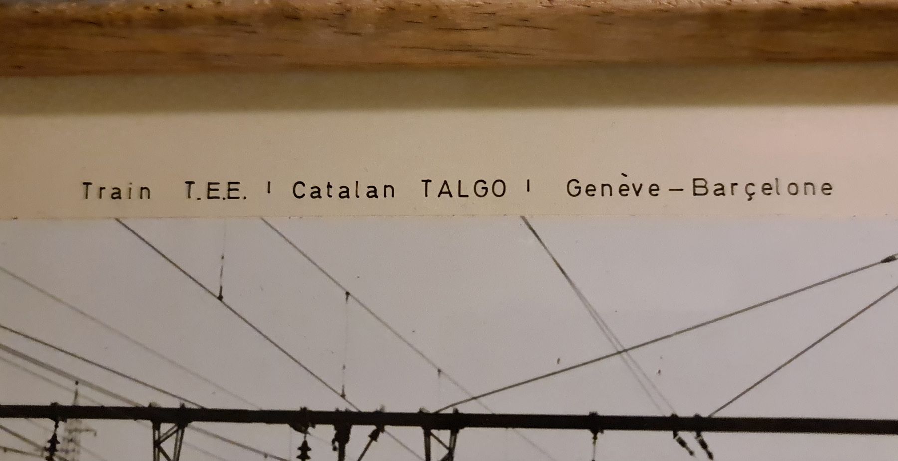 Foto & Immagini: ancienne photo / cadre / Talgo. – Usato da Cortaillod venduto da signep 1