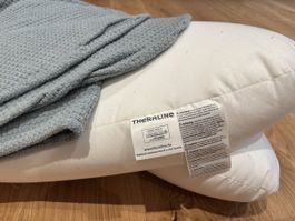 Stillkissen 190 cm Nebelblau Feinstrick