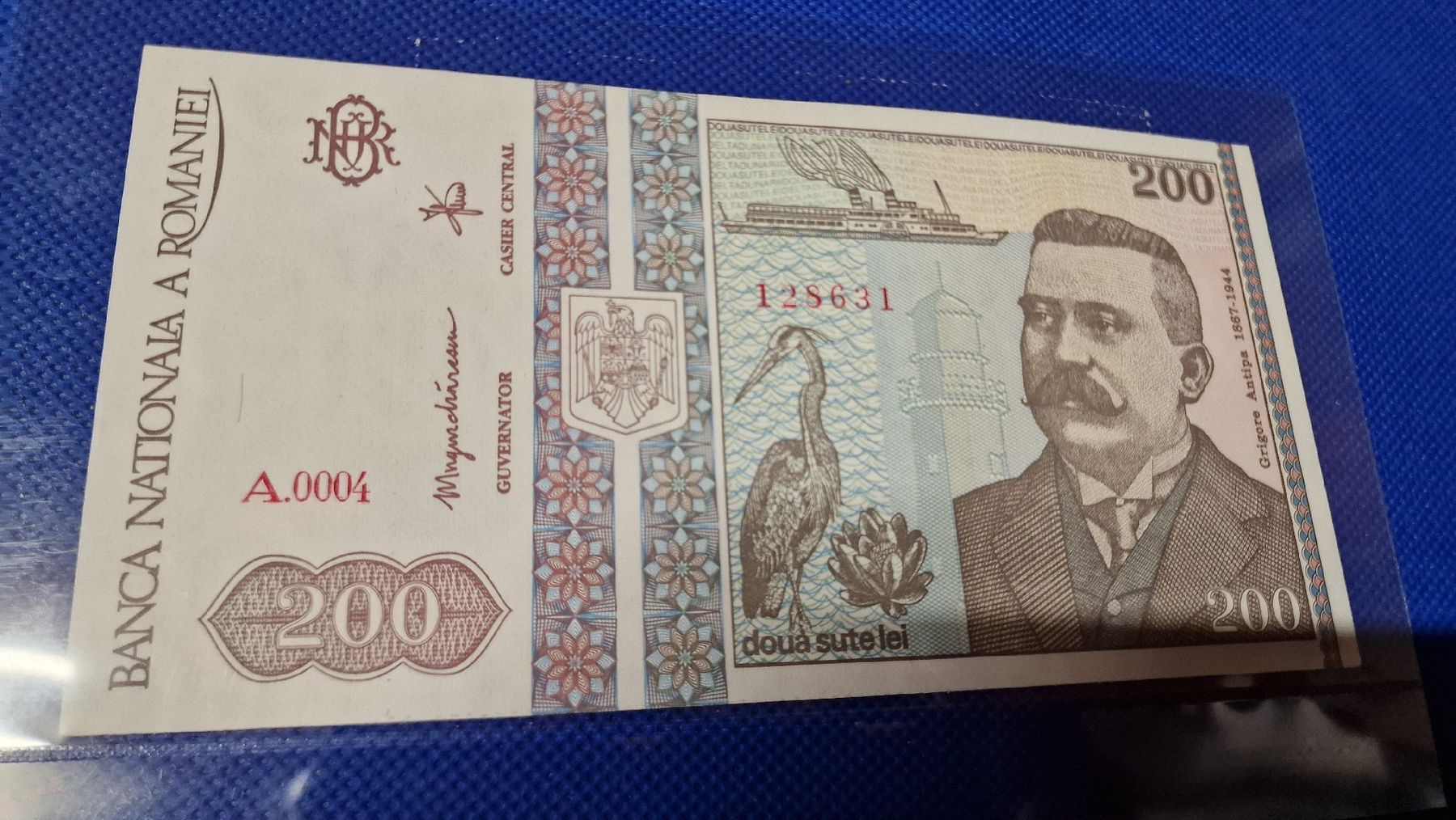 Banconote: Banknote Romanie 1992 NEU – Nuovo e nell'imballaggio originale da Herisau venduto da Antiques.AR