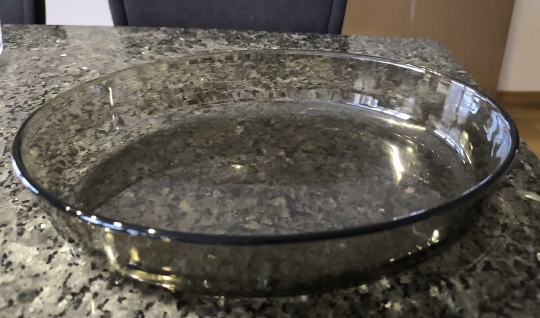 Pyrex Teglie da forno: ovale braune Gratinform aus Glas – Usato da Fislisbach venduto da Chruselibike