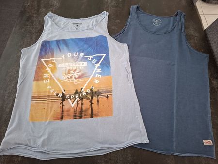 2er Set Herren Tanktops Grösse M - Sommer kann kommen!