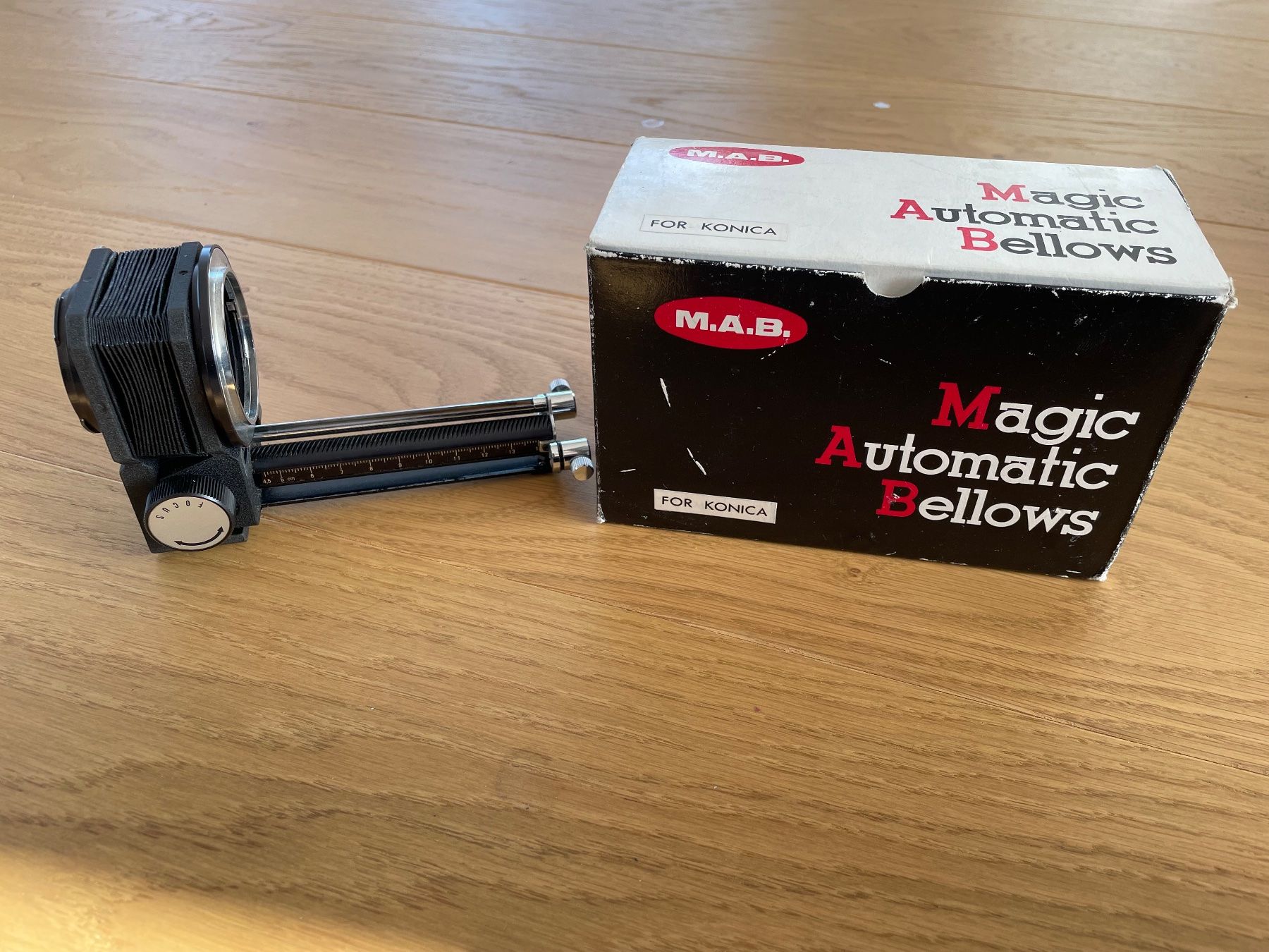 Unità & Adattatore: M.A.B. Magic Automatic Bellows - Balgengerät für Minolta – Usato da Stans venduto da Yannick.S92