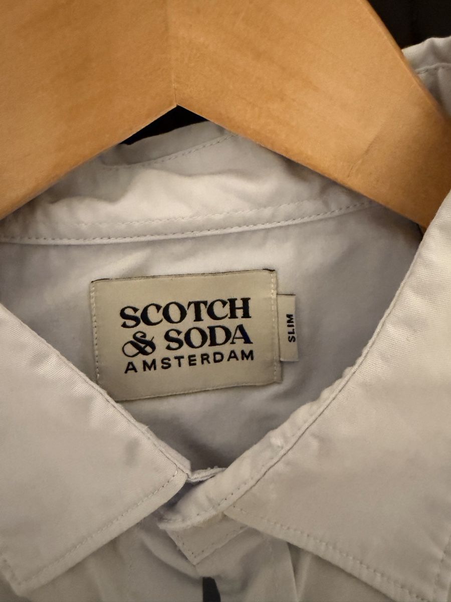 Camicie: Scotch & Soda Hemd Hellblau Gr. L Slim Fit – Usato da Zürich venduto da jak_89nh 2