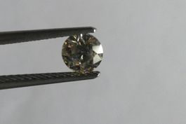 Diamant 0.40 Karat 4.4mm SI Weiss getönt