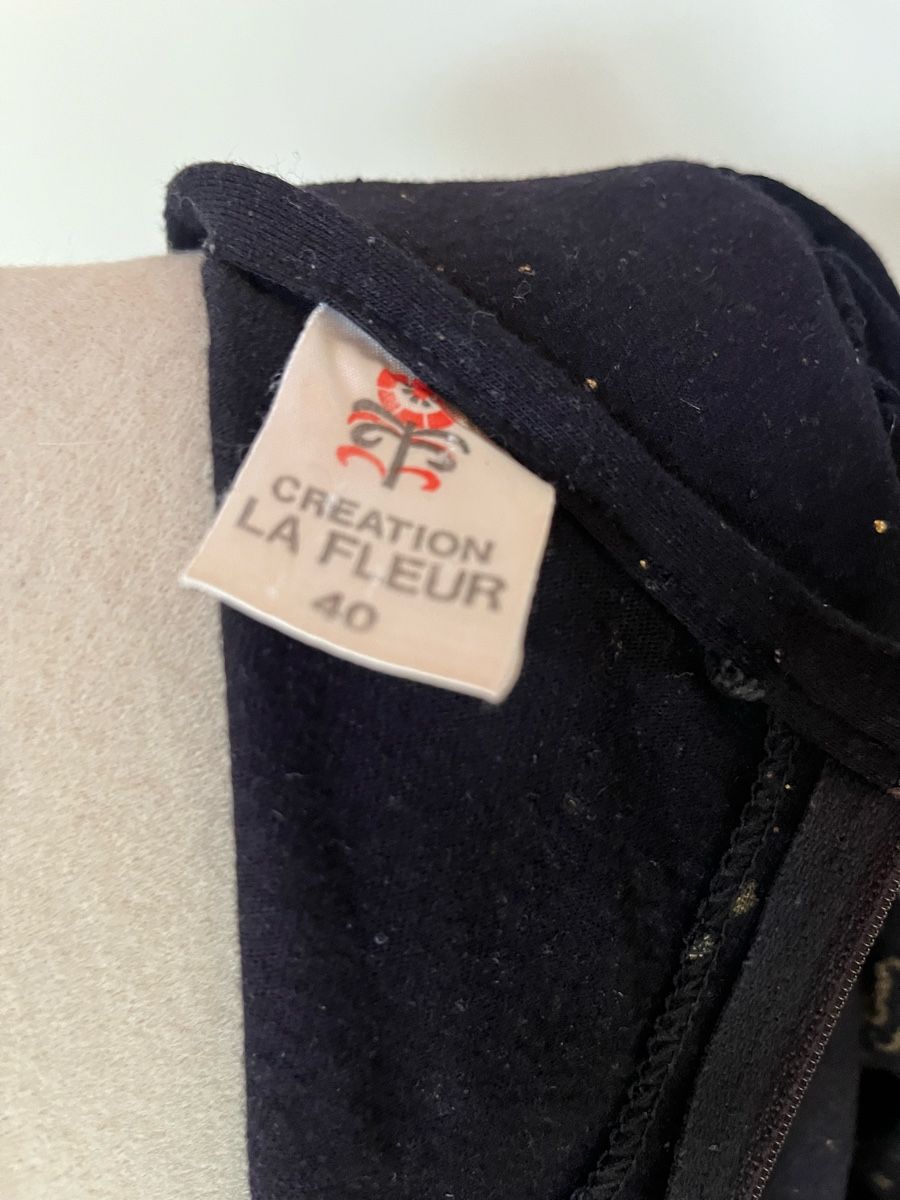 Vestiti: Creation la Fleur Kleid / Schwarz / Gr. 40 – Usato da Hünibach venduto da s.leptir 6