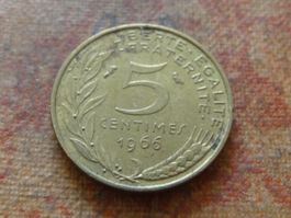 FRANCE  5 Centimes  1966  (P)