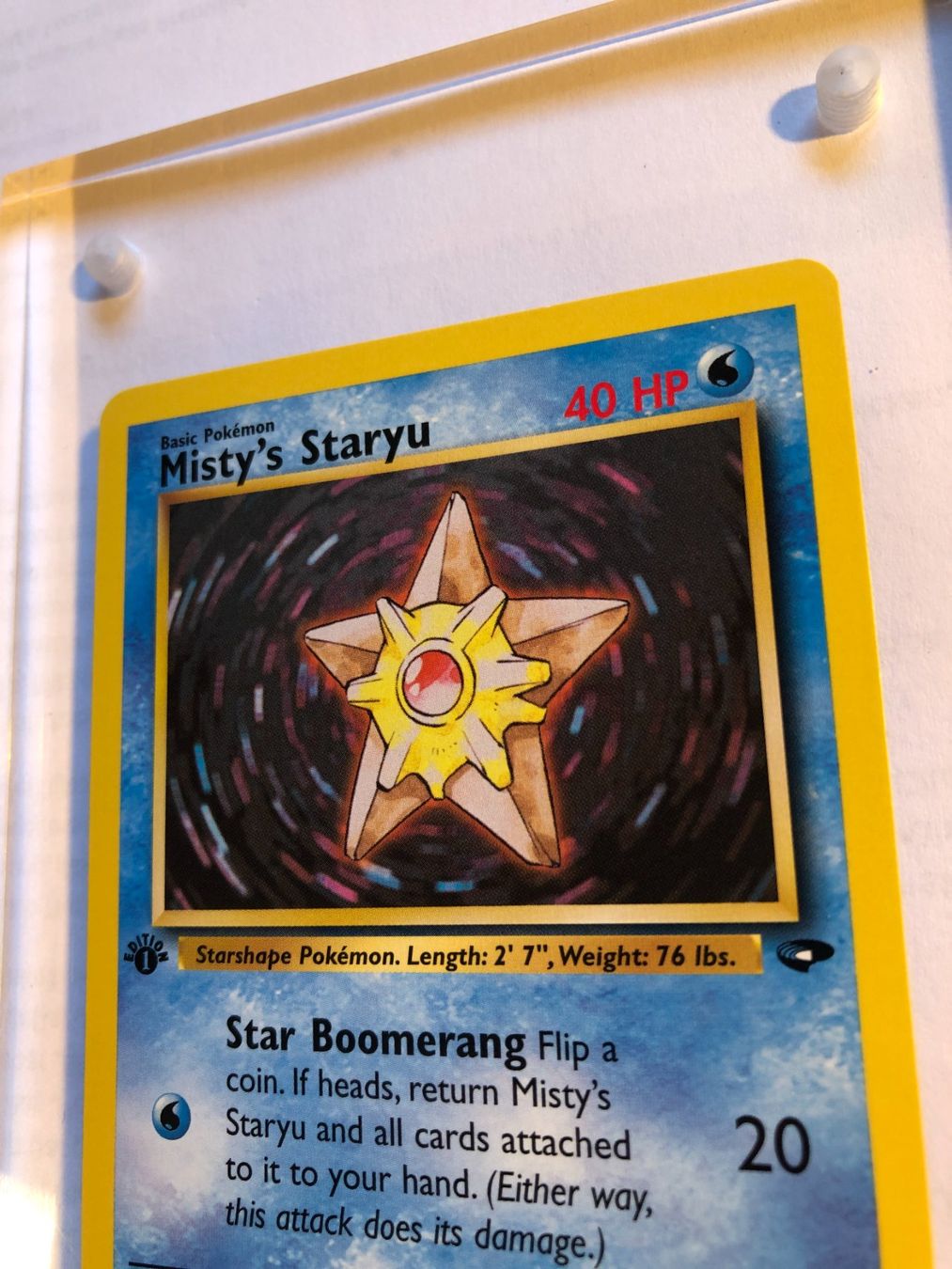 Carte collezionabili: Misty's Staryu 1st Gym Challenge - MINT - ab 1.- – Usato da Giubiasco venduto da dan_pr8b 3