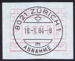 ATM 5a (5lllb)_NEUES FARBBAND+FASER !__18.1.84 ERSTTAG !