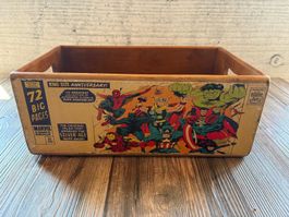 Holzkiste Marvel Comics Design - selten und cool