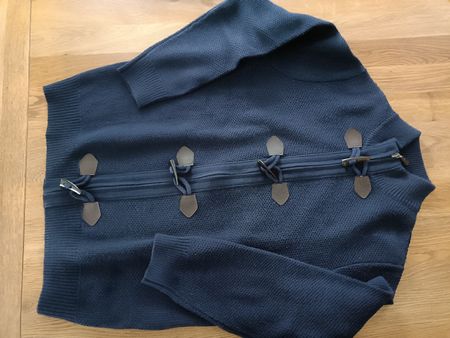 Strickjacke von Maestro Gr. 54, dunkelblau