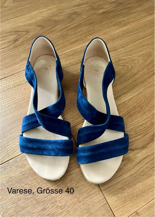 Blaue Sandalen Varese 2