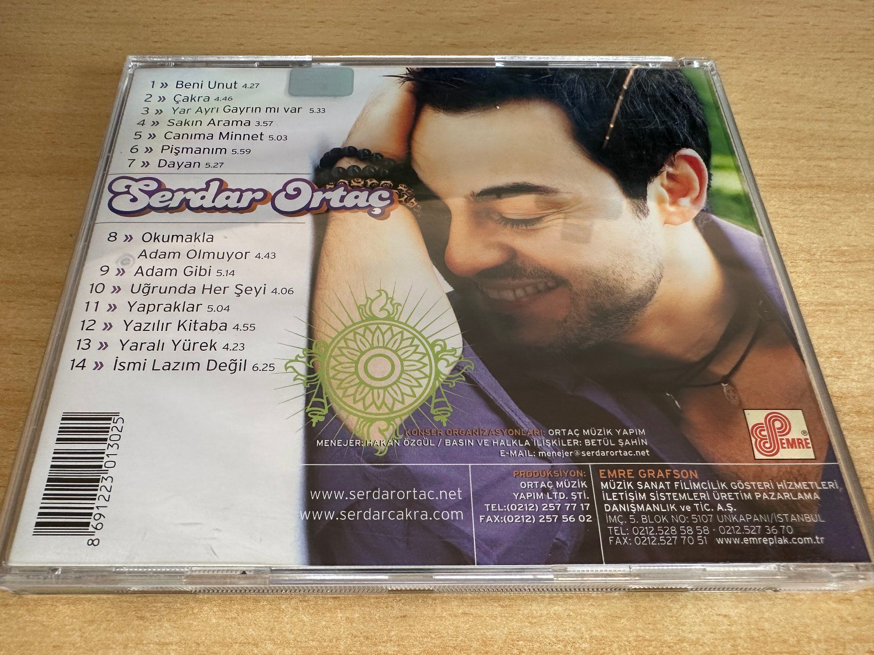 CD: P4 Serdar Ortaç – Çakra / Beni Unut – Usato da Rikon im Tösstal venduto da Alpenmutz 1