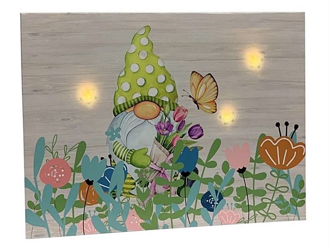 Poster & Bilder: LED Bild 40 x 30 cm - Wichtel auf Wiese – Neu und originalverpackt aus Wettingen von Swala 3