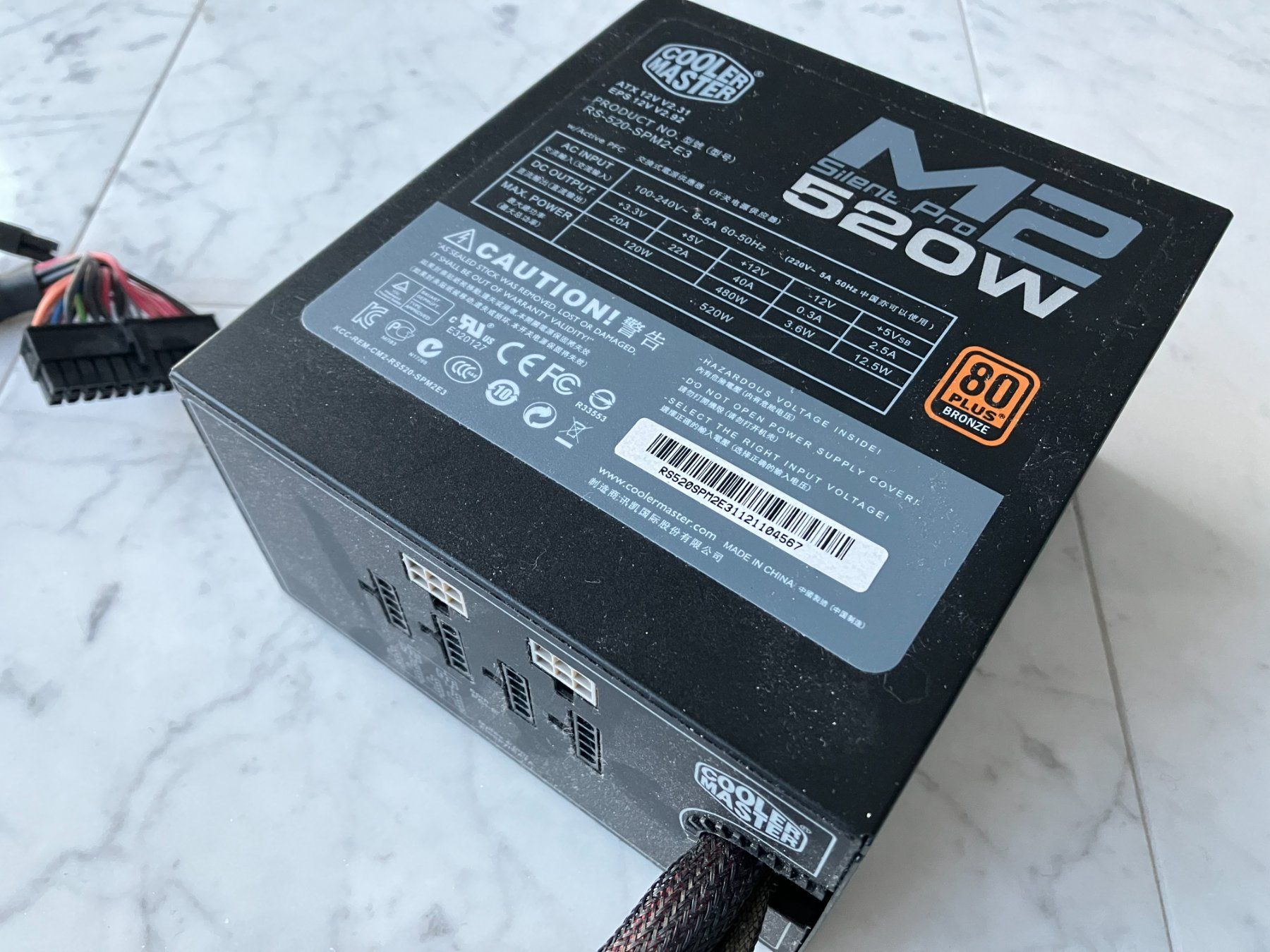 PC: PC Netzteil - Coolermaster Silent Pro 520 W – Usato da Termen venduto da Timotei 1