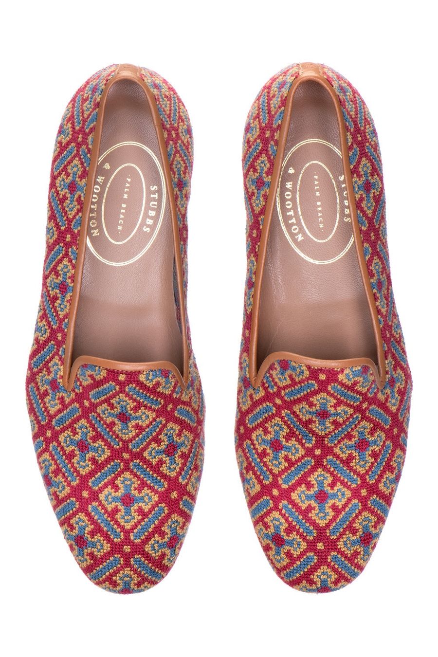 Scarpe da donna: STUBBS & WOOTON Brodées rouge – Usato da GENEVE venduto da hehakasapa 8
