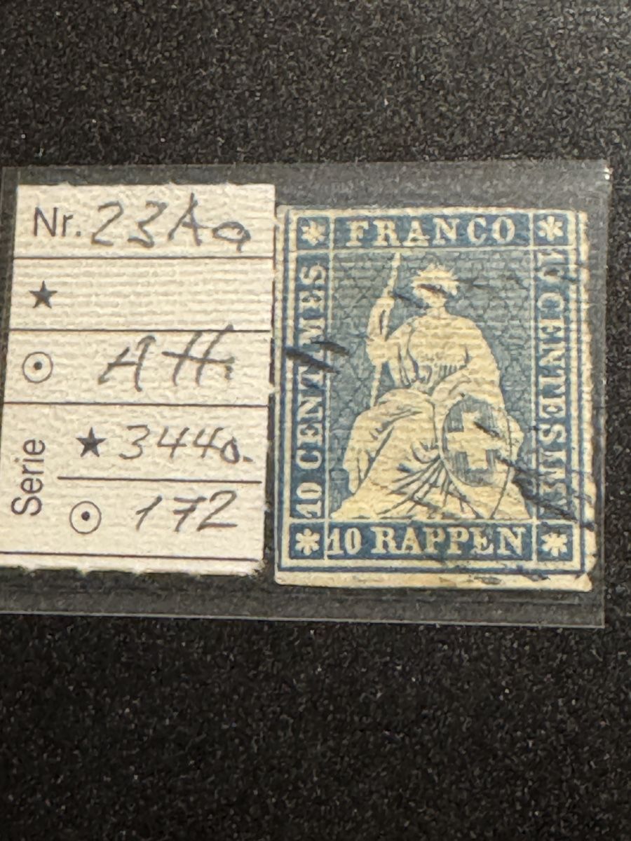 Alle Briefmarken: Tolle Strubel Marke  – Gebraucht aus Uster von Briefmarken