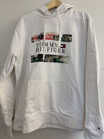 Tommy Hilfiger Hoodie Weiss, Gr. XL, Top Zustand!