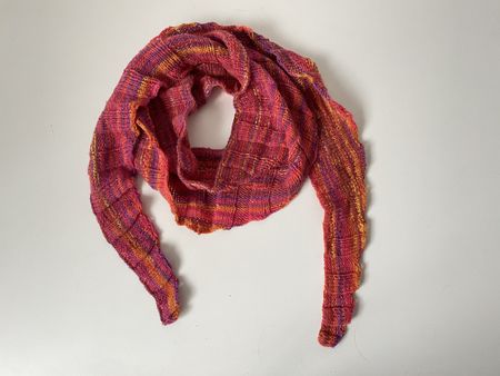 Leichtes Stricktuch, weicher Schal, handgestrickt