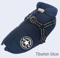 Hunde Wintermantel 26 cm Marine Blau Lagerräumung * Aktion *