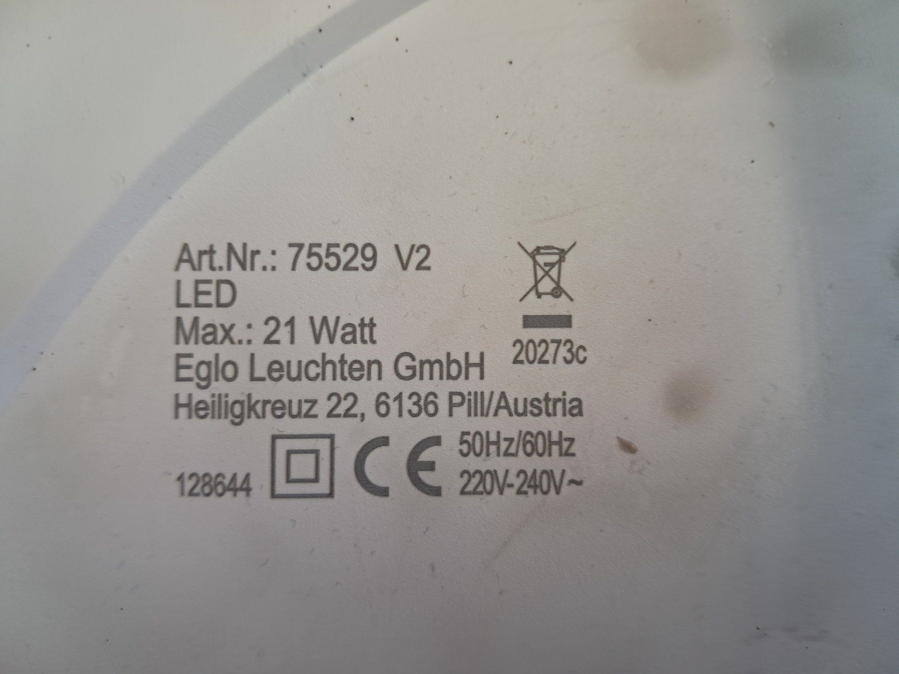 Eglo Lampadari & plafoniere: Runde LED Deckenlampe Eglo 21W, Deckenleuchte, Lampe – Usato da Zürich venduto da Lia107 2