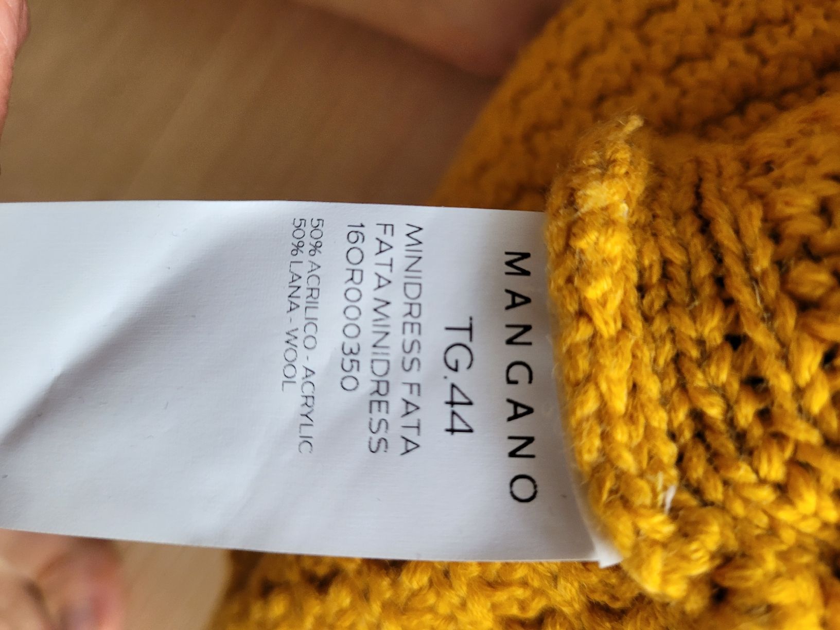 Kleider: Strickkleid Mangano gelb Grösse 38 – Gebraucht aus Winterthur von Netta777 3