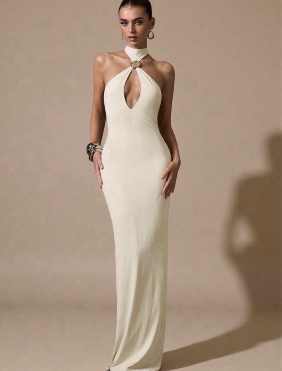 Vestiti: Elegantes Neckholder Maxi Kleid – Nuovo e nell'imballaggio originale da Dietlikon venduto da lizz.yy