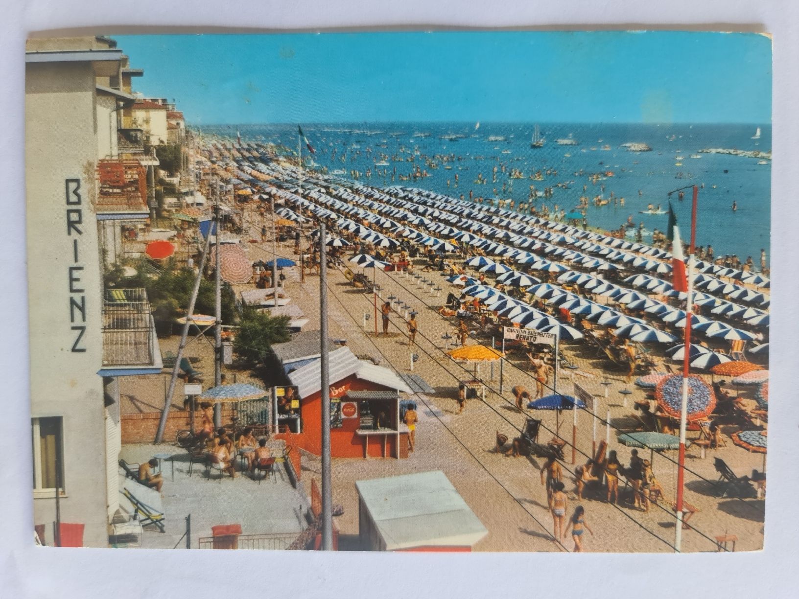 Cartoline postali: Ansichtskarte Bellaria Italien 384 – Usato da Dintikon venduto da Vexi