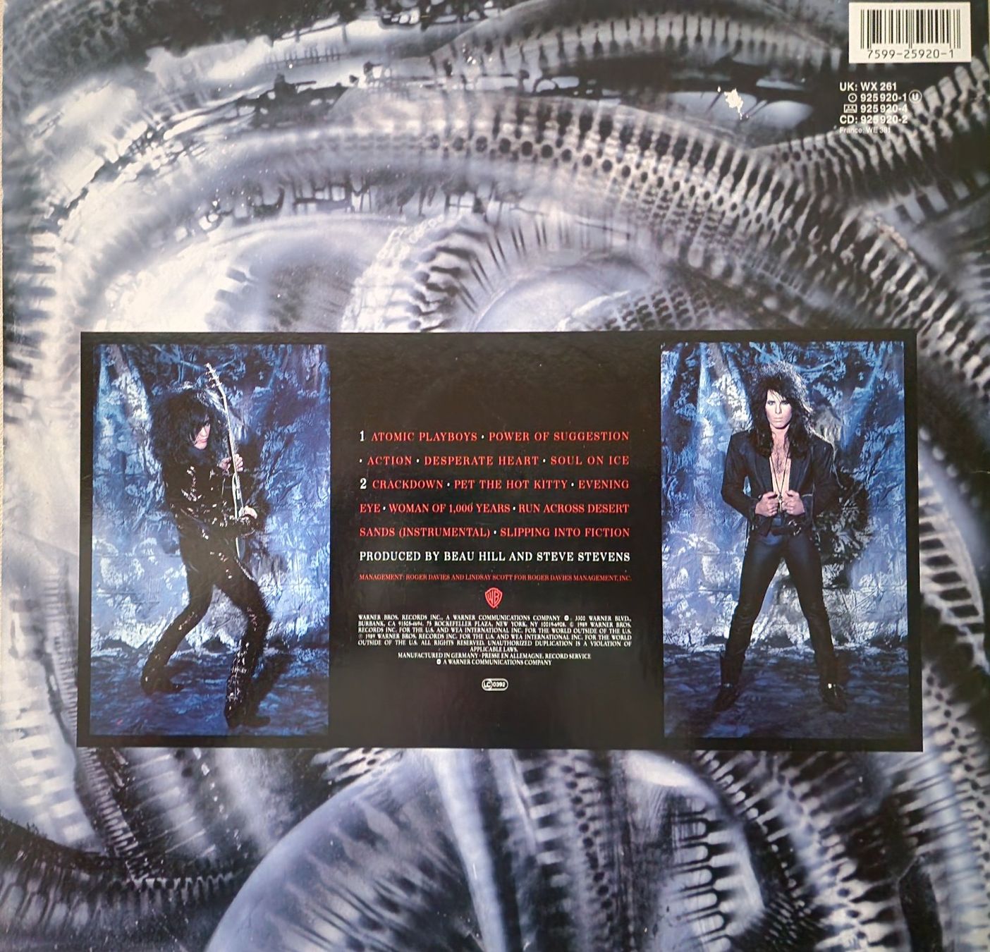 Dischi in vinile: Steve Stevens LP – Atomic Playboys – Usato da Root venduto da atelier22 1