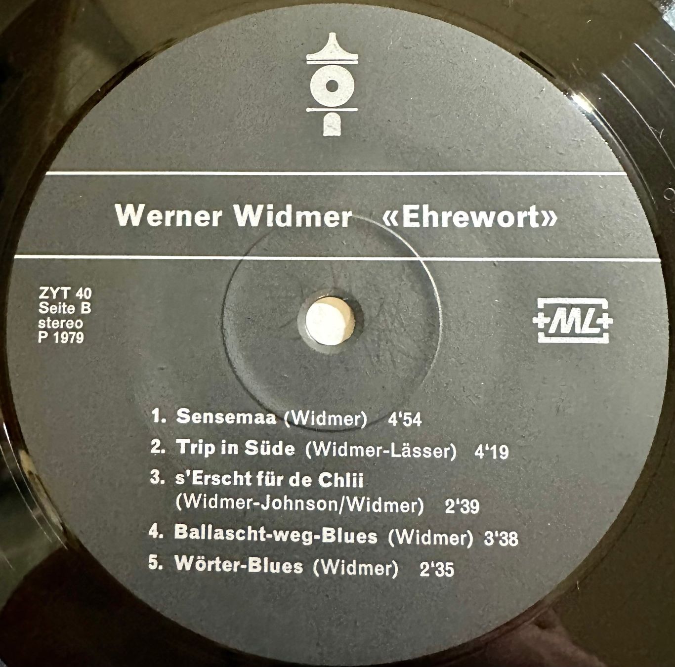 Dischi in vinile: Werner Widmer - Ehrewort // LP: VG+; Sleeve: VG+ – Usato da Zürich venduto da saltbee 3