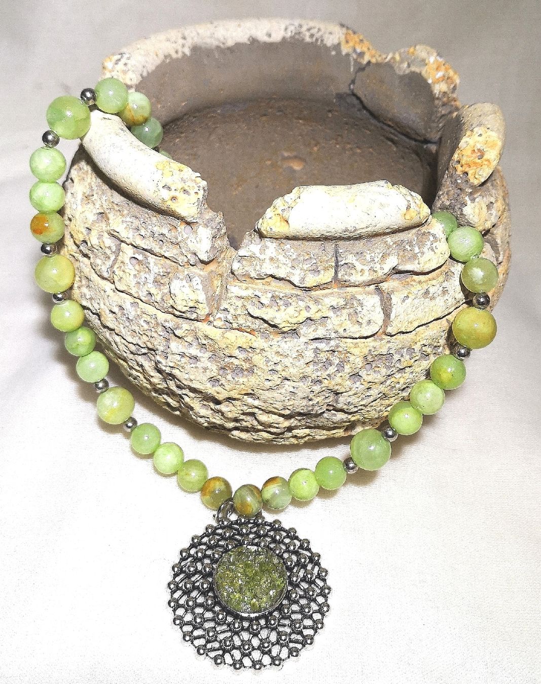 Catenine: Jade-Anhänger Halsk. - Spendenaktion – Nuovo (secondo la descrizione) da Unterkulm venduto da Nachtigall 1