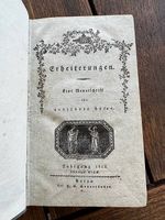 Antikes Buch Erheiterungen 1812/5. Hch. Zschokke