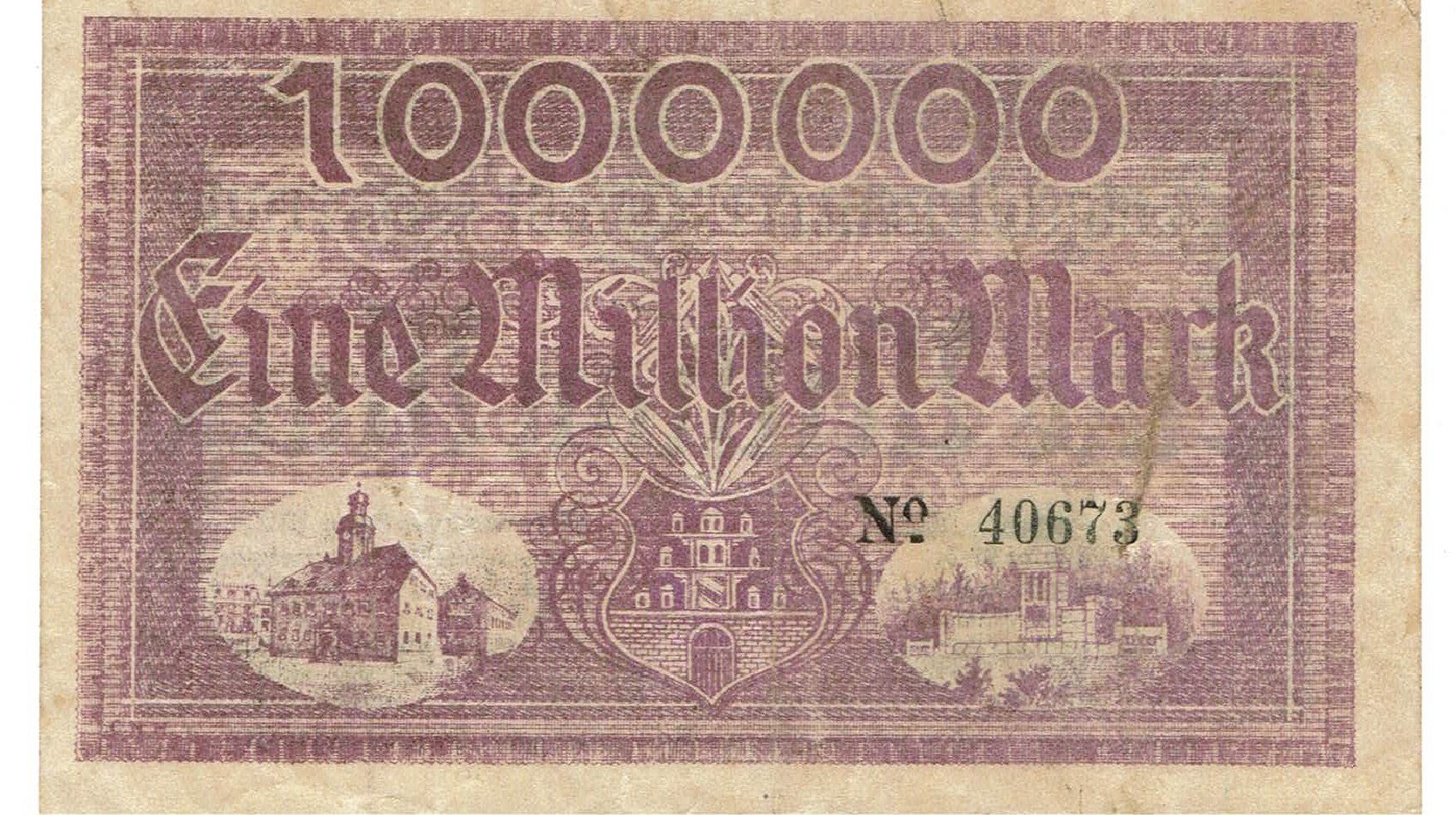 Banconote: Meerane 1 Mil.Mark 08.08.1923 SS++-VZ – Usato da Steffisburg venduto da ber_8htf 1