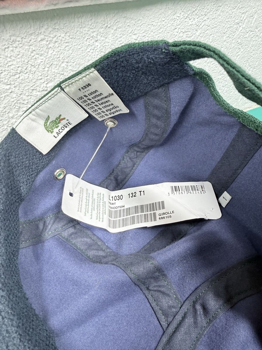 Lacoste Copricapi, berretti & cappellini: CASQUETTE LACOSTE GIROLLE VERTE RARE – Nuovo e nell'imballaggio originale da Boussens venduto da ChonBi 5