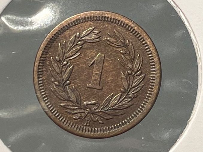 Toutes les monnaies: 1 Rappen 1875 – D'occasion à Tägerwilen par Beata1sager 3
