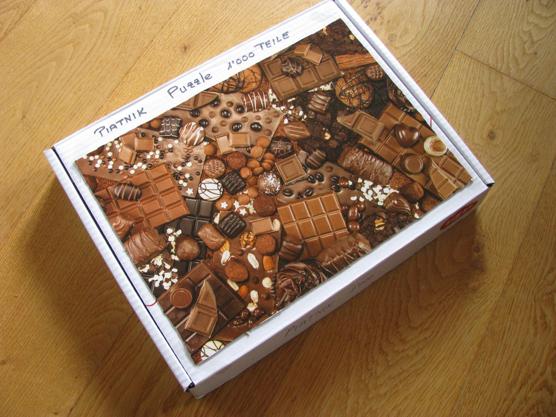 Puzzles: Puzzle Piatnik 1000 Teile - komplett - Schokoladen – Gebraucht aus Zweisimmen von Domii 1
