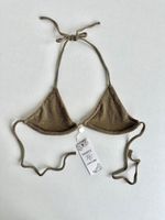 NEU! Vanity Couture Bikini-Top in Gold Glitter / Gr. S