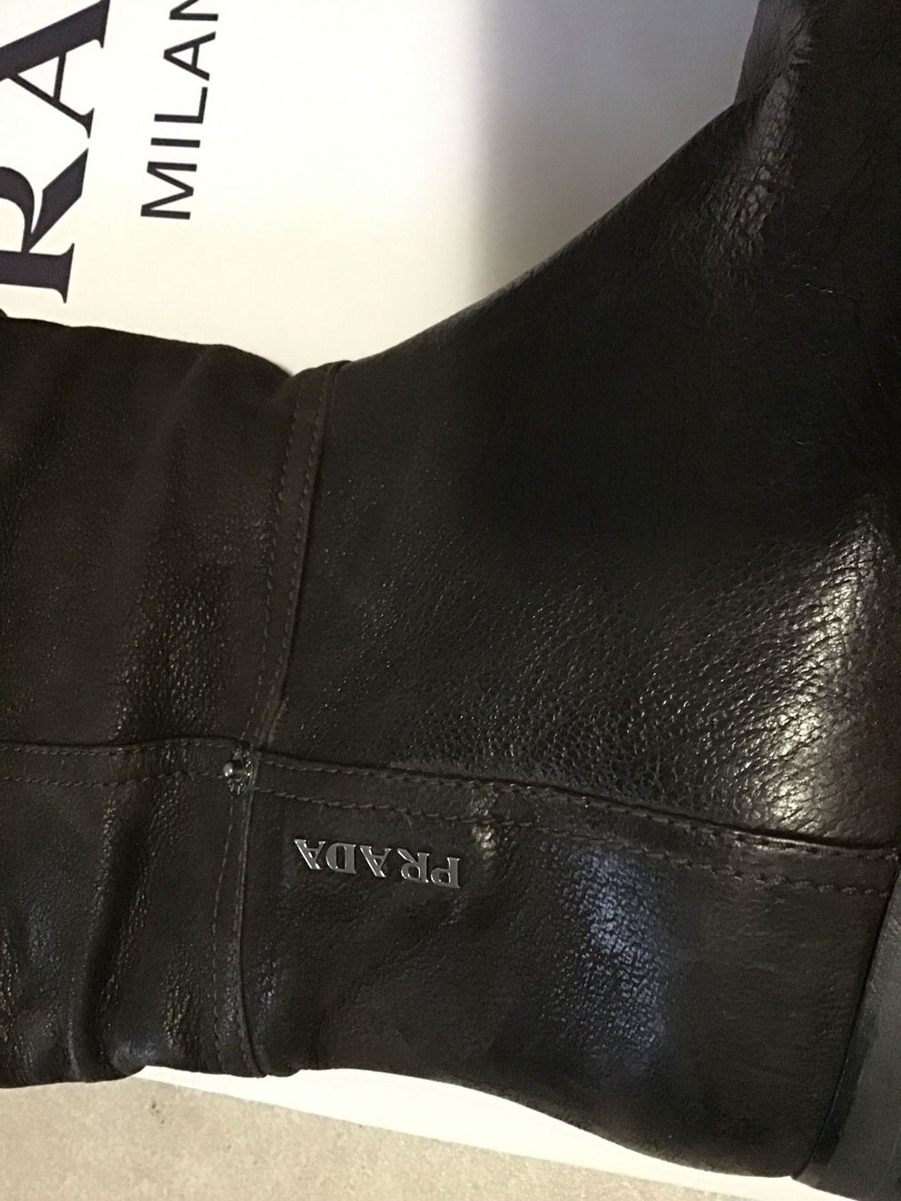 Prada Scarpe da donna: Cuissardes Overknees PRADA nubuck 37 – Usato da Cressier NE venduto da JPF_boots 4