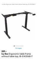 Excellent working desk, brand new, Box Tischgestell IB-EW206