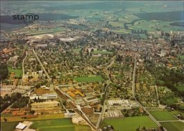 AK Langenthal _ Fliegeraufnahme