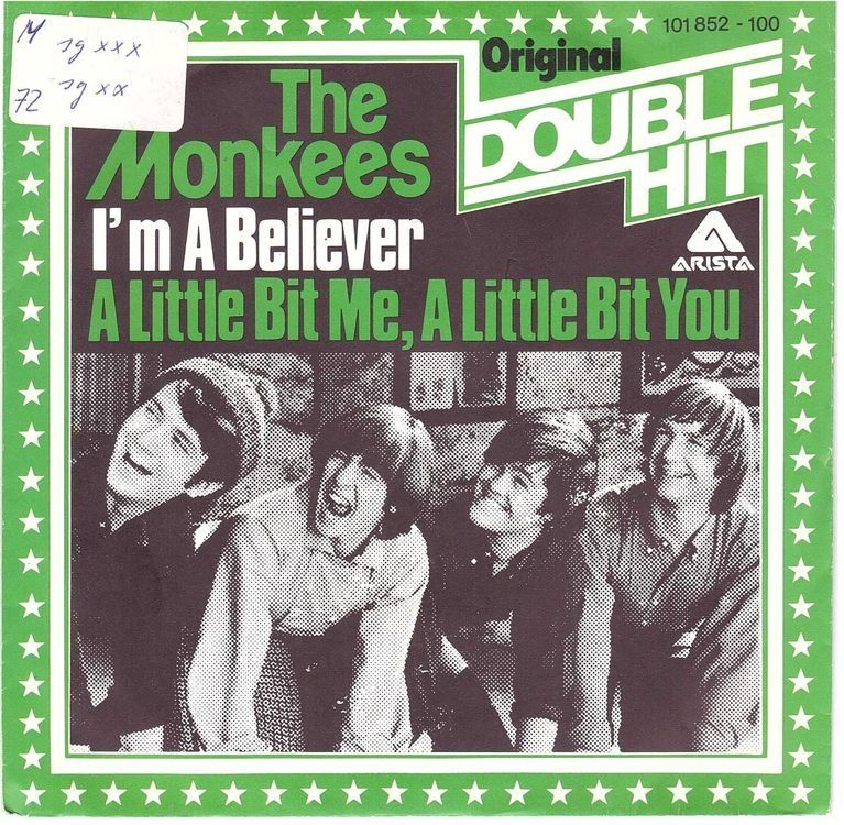 Dischi in vinile: The Monkees  --  I`m a Believer  Single7 – Usato da Rheinau venduto da asteng