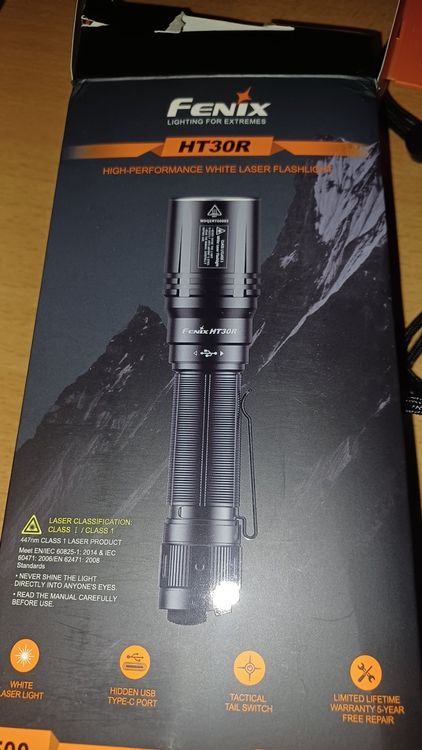 Fenix Lampe De Poche Laser HT30R Noir