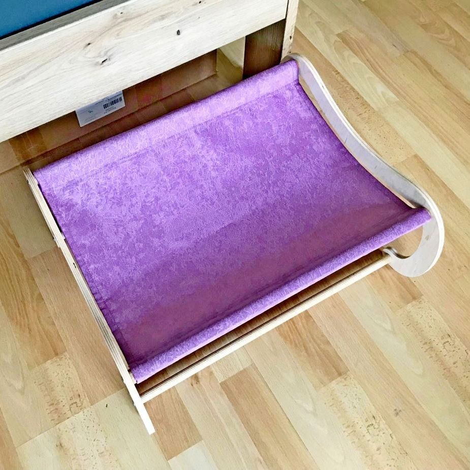 Liege- & Schlafplätze: Universal Katzenhängematte. Handgefertigtes Katzenbett. – Neu und originalverpackt aus Bern von Viccot 3