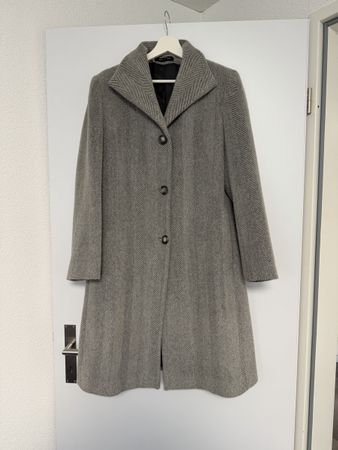Damenmantel 70% Baby Lama / 30% Schurwolle Made in Italy