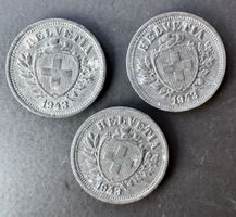 3 x 1 Rappen 1943