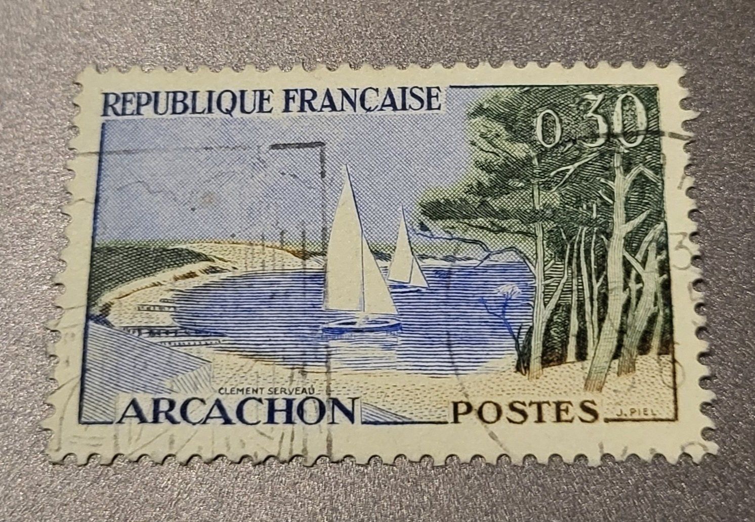 Tutti i francobolli: Frankreich 1961 briefmarke – Usato da St Gallen venduto da Stampsalshobby