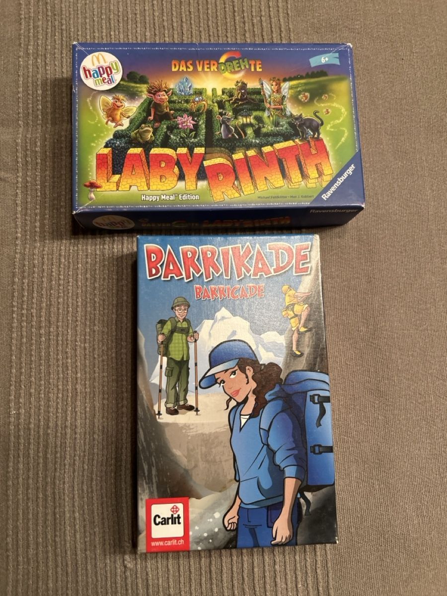 Spiele: Barrikade & Labyrinth: 2 Familienspiele – Gebraucht aus Dottikon von cimar