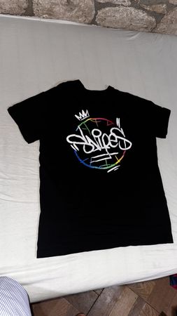 Schwarzes Snipes T-Shirt mit Aufdruck Grösse M